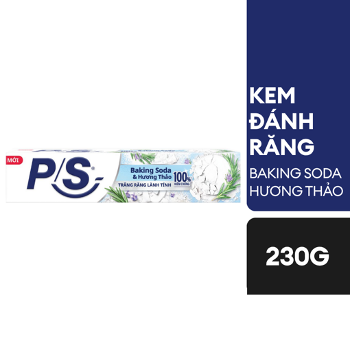 Ảnh của P/S Baking Soda & Hương Thảo Trắng Răng 230g