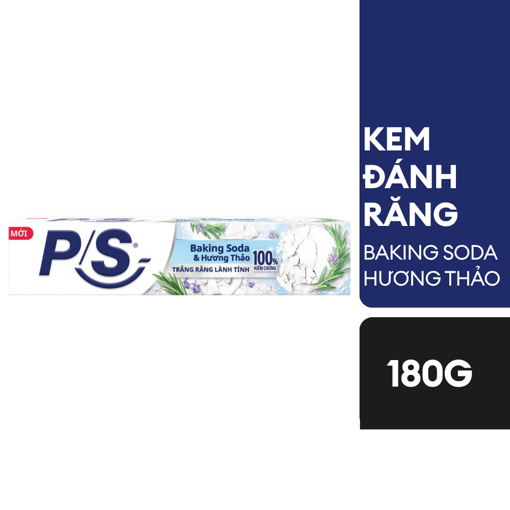 Ảnh của P/S Baking Soda & Hương Thảo Trắng Răng 180g