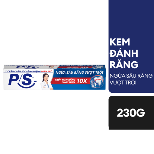 Ảnh của Kem đánh răng P/S Ngừa Sâu Răng Vượt Trội 230g