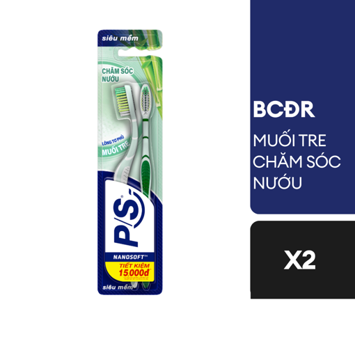 Ảnh của Bàn Chải P/S Muối Tre Chăm Sóc Nướu - Bộ 2