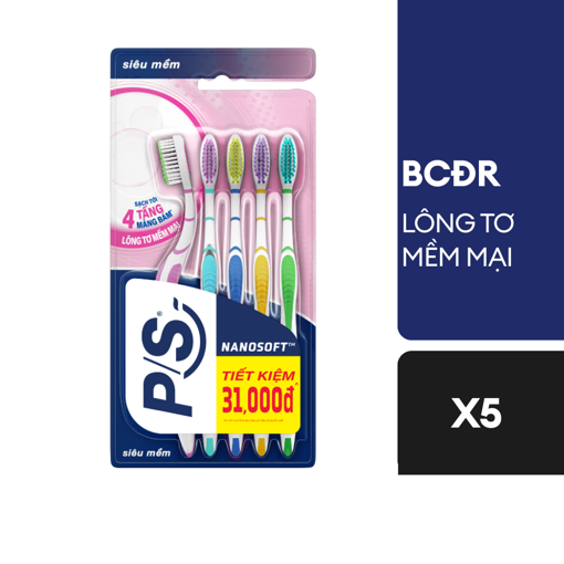 Ảnh của Bộ 5 BCĐR P/S Lông Tơ Mềm Mại