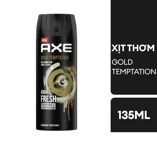 Ảnh của Xịt ngăn mùi toàn thân Axe Gold 135ml