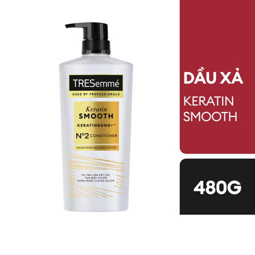 Ảnh của Dầu xả TRESemmé Keratin Smooth Vào nếp mượt mà 480g