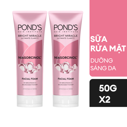 Ảnh của Combo 2 Sữa rửa mặt Pond's Sáng da 50g