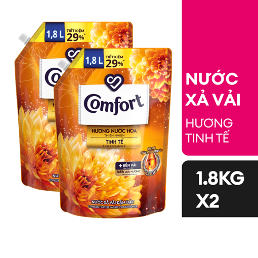 Ảnh của Combo 2 Nước xả vải Comfort Hương nước hoa Sophia 1.8l