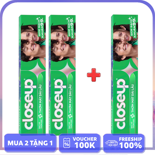 Ảnh của [MUA 2 TẶNG 1] Closeup Bạc Hà Thơm Mát 230g