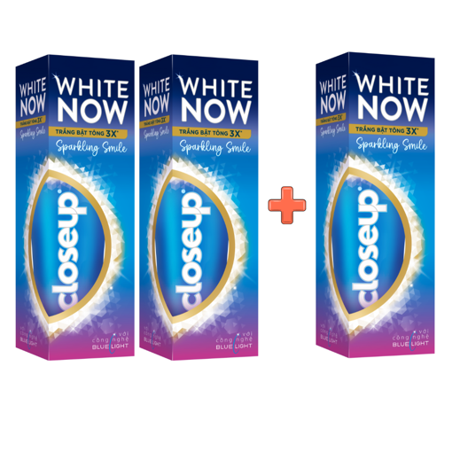Ảnh của [MUA 2 TẶNG 1] Closeup White Now Sparkling Smile 100g