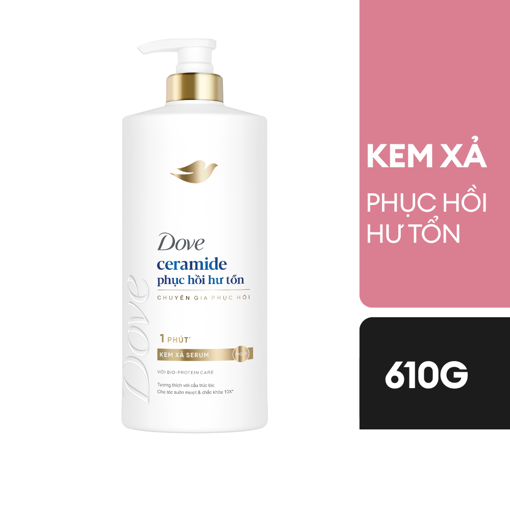 Ảnh của Kem xả Dove Ceramide Phục hồi hư tổn 610g