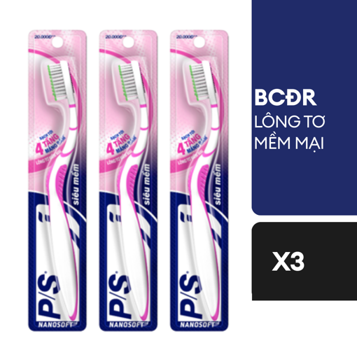 Ảnh của Combo 3 BCĐR P/S Lông Tơ Mềm Mại, Loại Bỏ 4 Tầng Mảng Bám