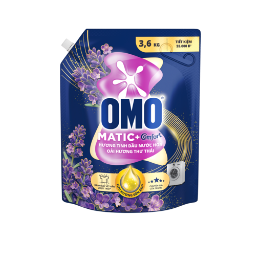 Picture of Nước giặt OMO Cửa trước hương Hoa Oải Hương Thư Thái 3.6kg