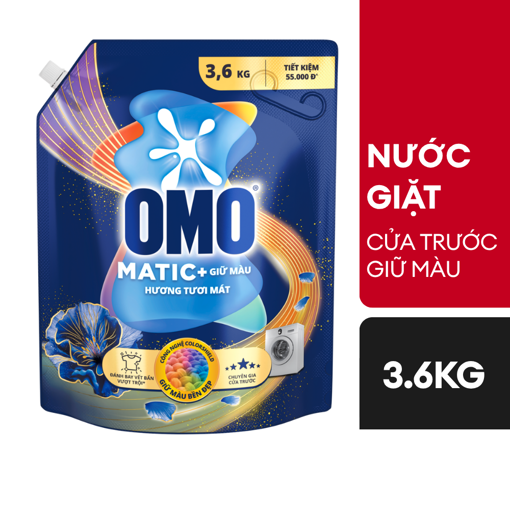 Picture of Nước giặt OMO Cửa trước Giữ Màu 3.6kg