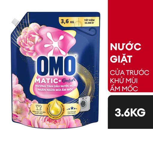 Picture of Nước giặt OMO Cửa trước Ngăn Ngừa Mùi Ẩm Mốc 3.6kg