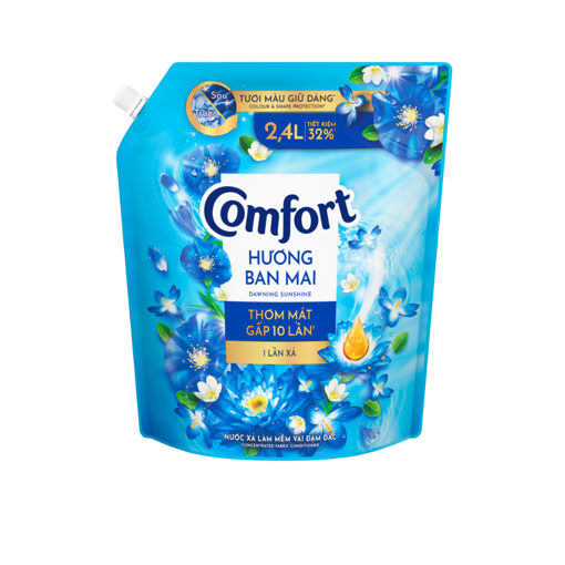 Ảnh của Nước xả vải Comfort hương Ban Mai 2.4l