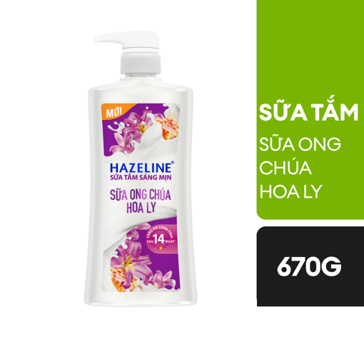 Ảnh của Sữa tắm Hazeline Sữa Ong Chúa Hoa Ly 670g