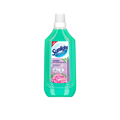 Ảnh của Nước lau sàn Sunlight Tinh dầu thảo mộc Hoa hạ Bạc hà 1kg