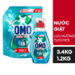 Ảnh của [Sản Phẩm Mới] Combo 2 Nước Giặt Siêu Tốc Lưu Hương Tươi Mới 3.4kg + 1.2kg
