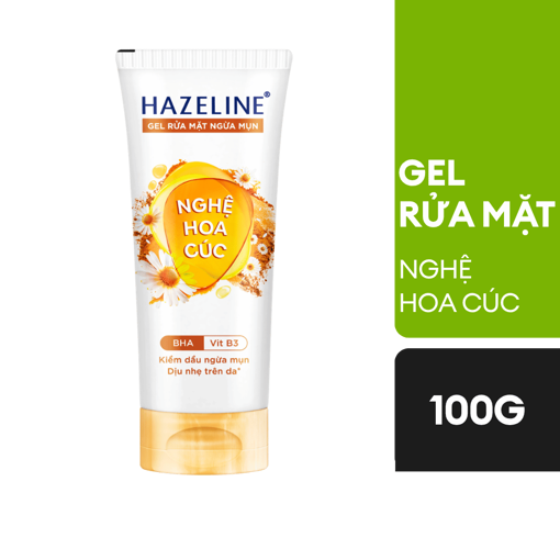Ảnh của Gel rửa mặt Hazeline Nghệ & Hoa cúc 100g