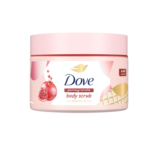 Ảnh của Tẩy da chết Dove Dưỡng Ẩm Toàn Thân hương Lựu Đỏ 280g