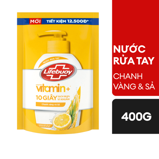 Ảnh của Nước rửa tay Lifebuoy Vitamin Chanh Khử Mùi 400g