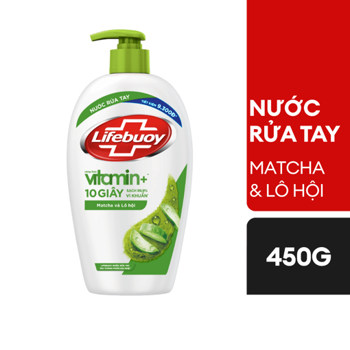 Ảnh của Nước rửa tay Lifebuoy Vitamin Matcha & Nha Đam 450g