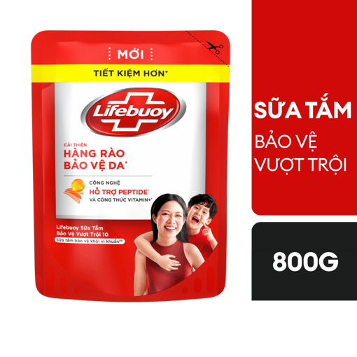 Ảnh của Sữa tắm Lifebuoy Bảo Vệ Vượt Trội túi 800g