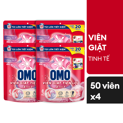 Picture of Combo 1 Năm Sử Dụng Viên Giặt  OMO 3trong1 hương Tinh Tế