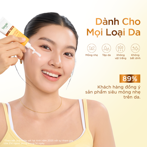 Ảnh của Kem chống nắng SIMPLE INVISIBLE UV FLUID 40ML