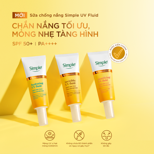 Ảnh của Kem chống nắng SIMPLE cho mọi loại da 40ML