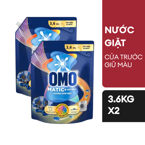 Picture of Combo 2 Nước Giặt Omo Cửa Trước Giữ Màu 3.6kg
