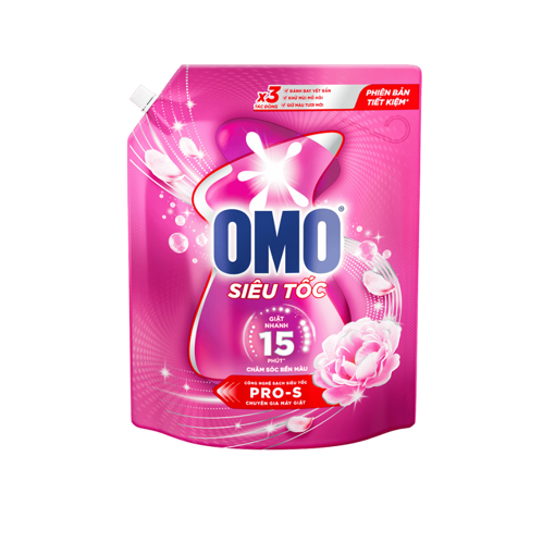 Ảnh của [Sản Phẩm Mới] Combo 2 Nước Giặt Siêu Tốc Chăm Sóc Bền Màu 3.4kg