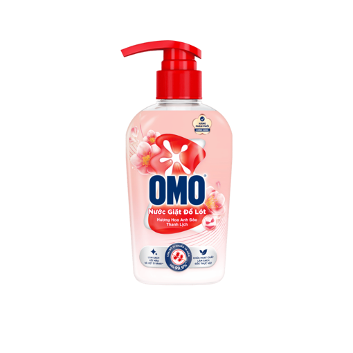 Ảnh của Combo 2 Nước giặt đồ lót OMO Hương hoa Anh đào 300g