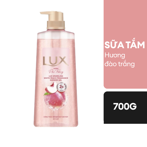 Ảnh của Sữa Tắm Lux Sparkling Hương Đào Trắng 700G