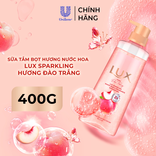 Picture of Sữa Tắm Lux Sparkling Hương Đào Trắng 400G
