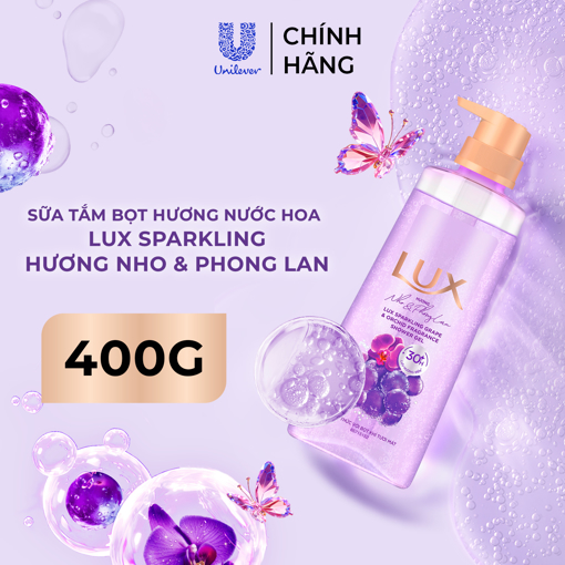 Ảnh của Sữa Tắm Lux Sparkling Phong Lan & Nho 400G