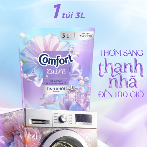 Ảnh của Nước xả vải Comfort Hoa Trắng Tinh Khôi 3l