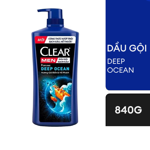 Ảnh của Dầu gội Clear Men Perfume Deep Ocean 840g (HOT DEAL)